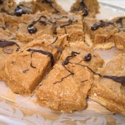 Peanut Butter Graham Squares With Dark Chocolate Drizzle recipe
