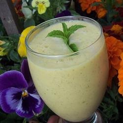 Mango-Mint Lassi with Indian Sweet Spices recipe