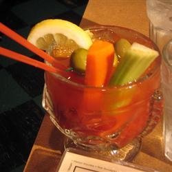 Spicy Red Snapper (Bloody Mary with Gin) recipe