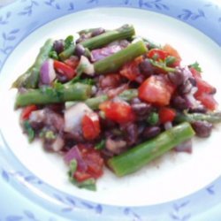 Black Bean Asparagus Salad recipe