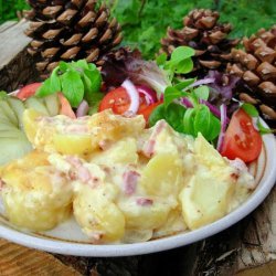 Tartiflette - Alpine Melted Cheese, Bacon and Potato Gratin recipe