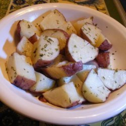 Microwave Garlic Potatoes recipe