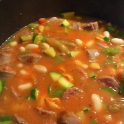 Minestrone With Chicken and Sausage recipe
