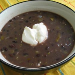 Soupy Black Beans recipe