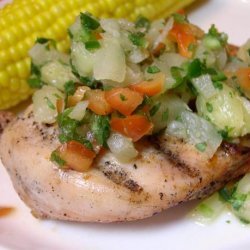 Grilled Chicken With Pineapple Relish (Low Fat) recipe