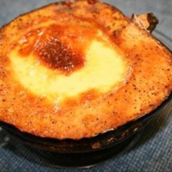 Acorn Squash With Roasted Garlic Custard recipe