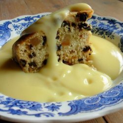 Spotted Dick! Traditional British Steamed Fruit Sponge Pudding recipe