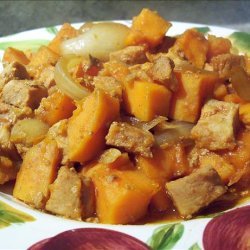 Crock Pot Tangy Pork and Sweet Potatoes recipe