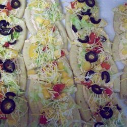 Mexican Pizza Appetizers recipe