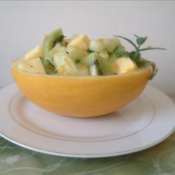 Fruit Salad With Citrus-Mint Dressing recipe