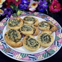 Greek Spinach Cheese Rolls (Appetisers) recipe