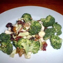Broccoli Salad With Bacon and Craisins recipe