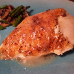 Chicken With 40 Cloves of Garlic and Creamy Thyme Sauce recipe