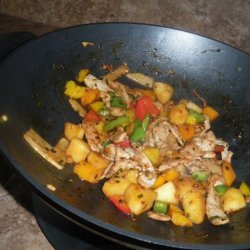 Apple and Pork Stir-Fry With Ginger recipe