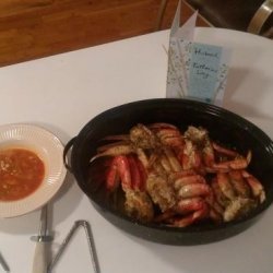 Garlic Roasted Dungeness Crab recipe
