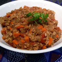 Indian Lentil Pilaf recipe