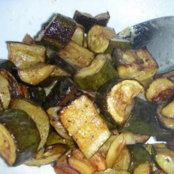 Roasted Zucchini With Garlic recipe