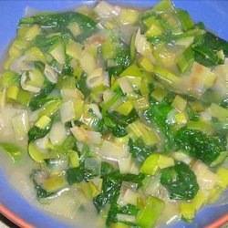 Leeks & Spinach recipe