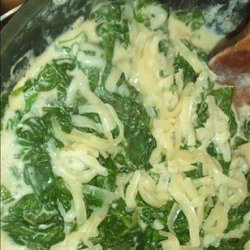 Spinach With Cream recipe