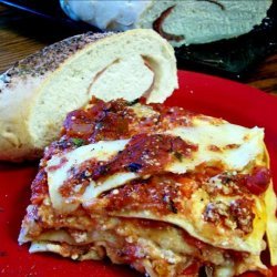 Mashed Potato Lasagna With a Vegetable Sauce recipe