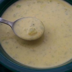 Velvety Broccoli & Cauliflower Cheese Soup recipe