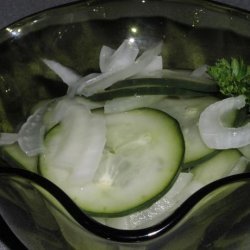 Cucumbers & Onions recipe