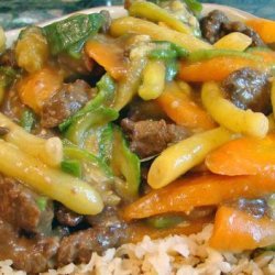 Stir-Fry Beef With String/Green Beans recipe