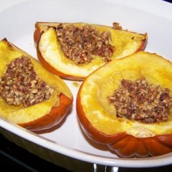 Acorn Squash With Spiced Brazil Nut Filling recipe