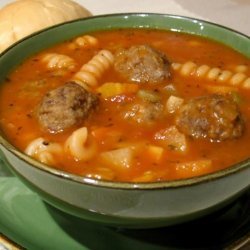 Minestrone Meatball Soup recipe