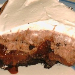 Not-So-Decadent (Reduced-Fat) Triple Layer Mud Pie recipe