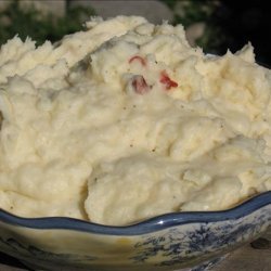 Garlic, White Cheddar and Chipotle Mashed Potatoes recipe