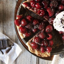 Chocolate Raspberry Pie recipe