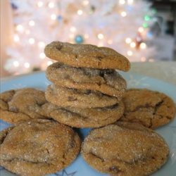 Double Ginger Crackle Cookies recipe