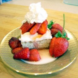 Lemon Meringue Cake with Strawberries recipe