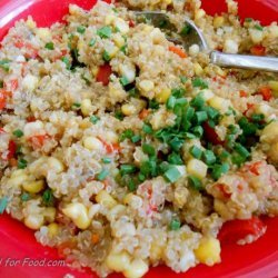 Quinoa With Roasted Corn and Peppers recipe
