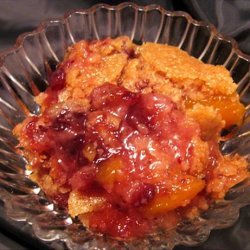 Thanksgiving Cranberry Peach Cobbler recipe