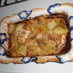 Greek Lemon Roast Potatoes recipe