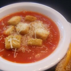 Quick Creamy Tomato Soup With Herbs recipe
