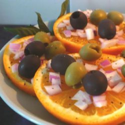 Orange, Onion and Olive Salad (Munkaczina) recipe