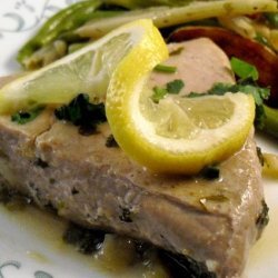 Fresh Tuna Steaks With Lemon recipe