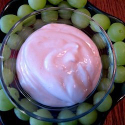 Marshmallow Cream Fruit Dip recipe