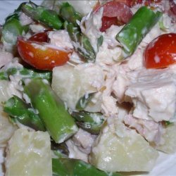 Asparagus & Chicken Salad (Schwetzinger Spargelsalat) recipe