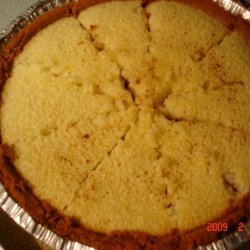 Buttermilk Pie With Gingersnap Crumb Crust recipe