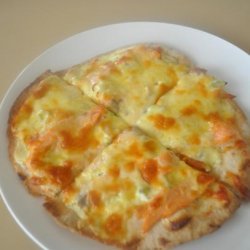 Individual Dilled Salmon Pizzas recipe