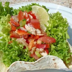 Mexican Salad in a Tortilla (Ww 6 Pts) recipe
