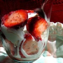 Crimson Strawberry Sundae Topper recipe