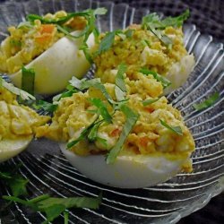 Curry Stuffed Eggs recipe