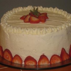 Mary or Francis's Strawberry Party Cake recipe