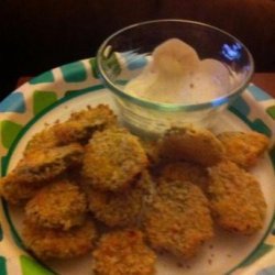 Oven Baked  Fried  Pickles recipe