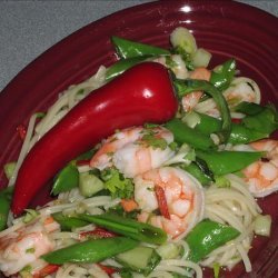 Thai Noodle Salad With Prawns recipe
